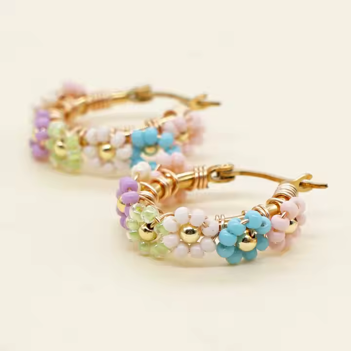 Daisy Earrings Multicolor
